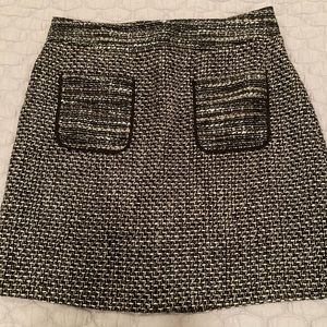 Black Skirt with Lighter Accents Size 6P